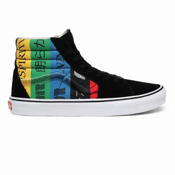 Férfi Vans Spirit Sk8-Hi Magasszárú Cipő VA4792508 Színes/Fehér